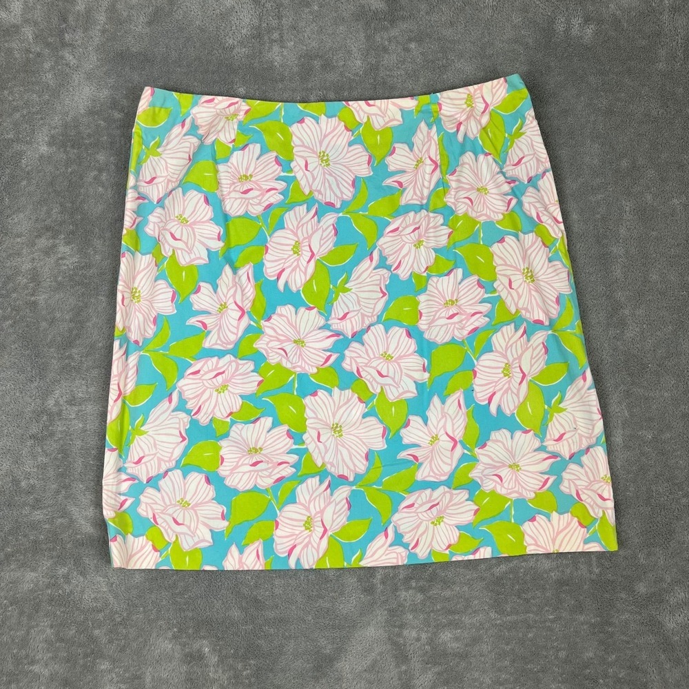 Lauren Ralph Lauren Short Floral Skirt‎ Womens 12 Preppy Golf Vacation Resort